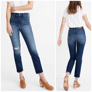 MADEWELL The Perfect Vintage Jean Comfort Stretch Edition Ripped size 29